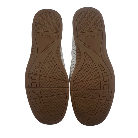 Sperry Topsider Silver Angelfish Boat Shoes Size 8.5 Women’s - Picture 8 of 8